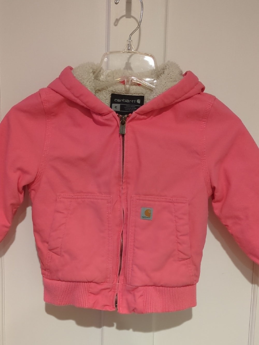 Girl's 4T Carhartt Redwood Sherpa Lined Jacket